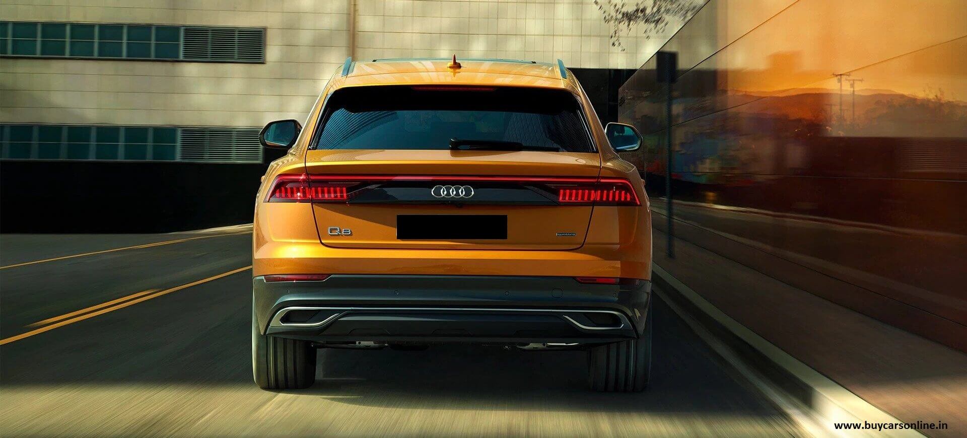 Audi Q8 rear view